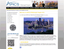 Tablet Screenshot of apics-pgh.org